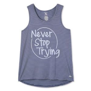 4 for 25$ Athletic Works Never Stop Trying Sports Tank